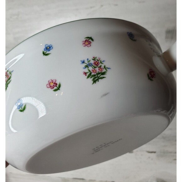 Vintage Andrea by Sadek Casserole Dish & Lid Oven To Table Floral Cookware #7096 - Picture 11 of 12
